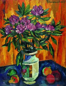Blumen Werke - Stillleben mit Pfingstrosen in einer Vase Petr Petrovich Konchalovsky blüht Impressionismus